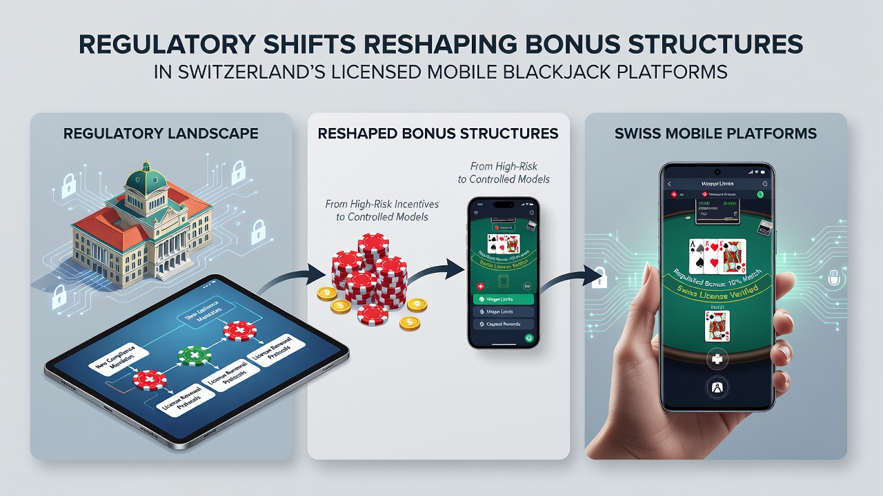 Mobile blackjack interface displaying updated bonus tracking meter on a Swiss licensed platform